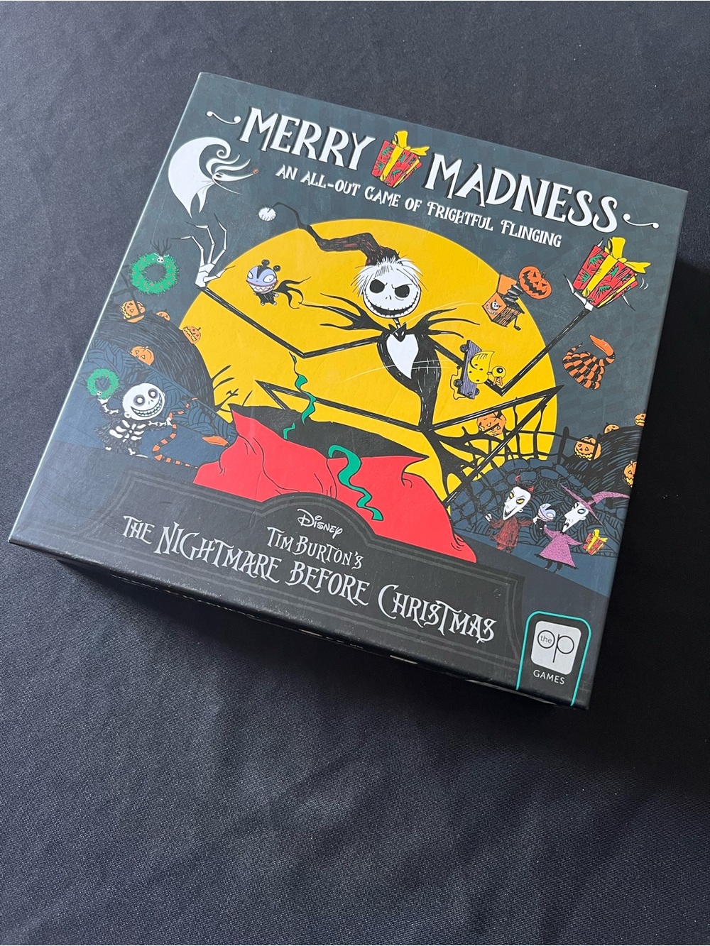 Disney The Nightmare Before Christmas: Merry Madness Board Game - Like New!